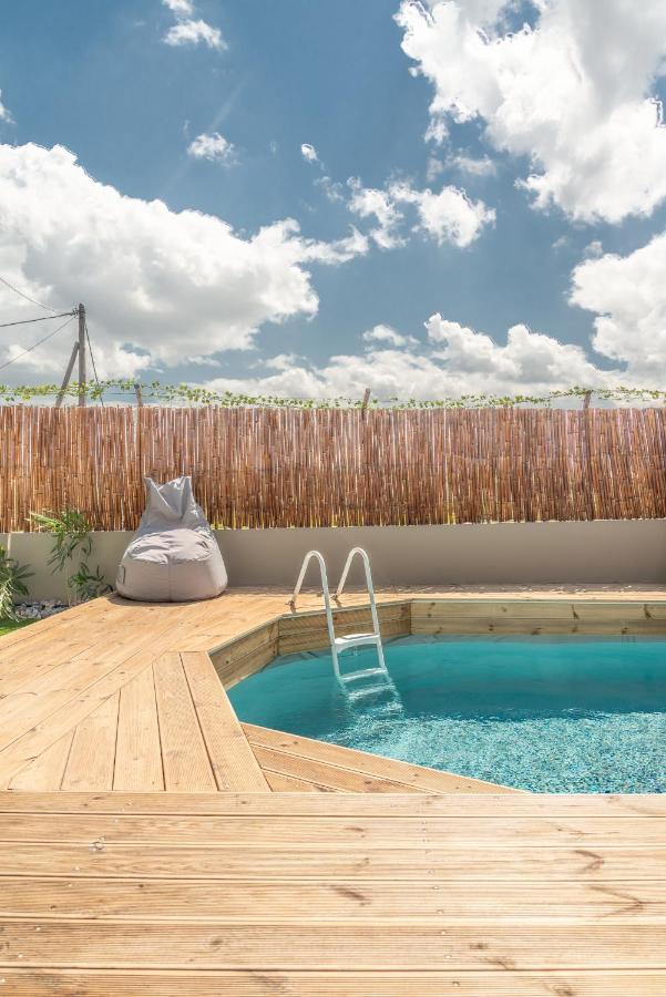 Modern House With Pool Near Beach Gazi Экстерьер фото