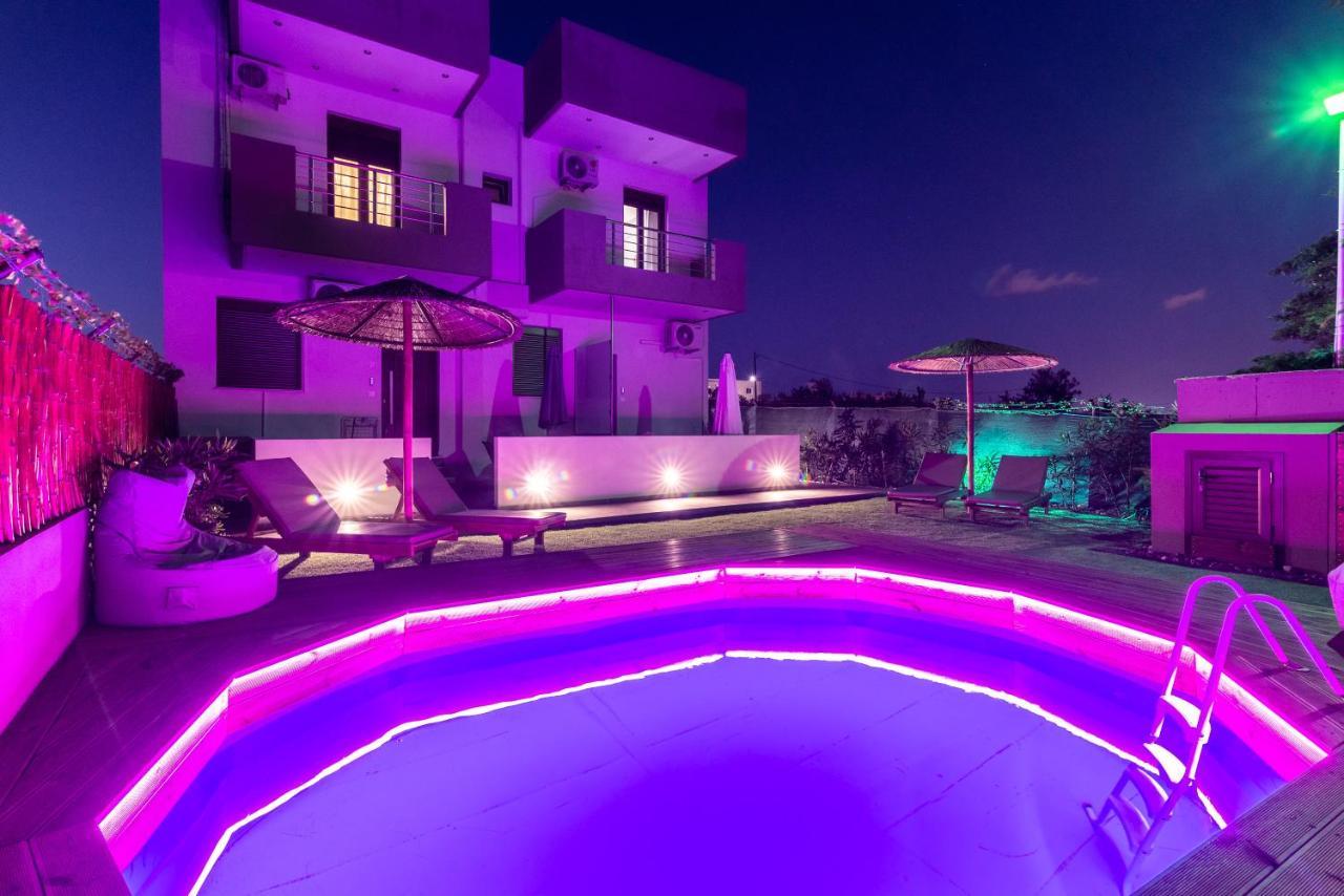 Modern House With Pool Near Beach Gazi Экстерьер фото