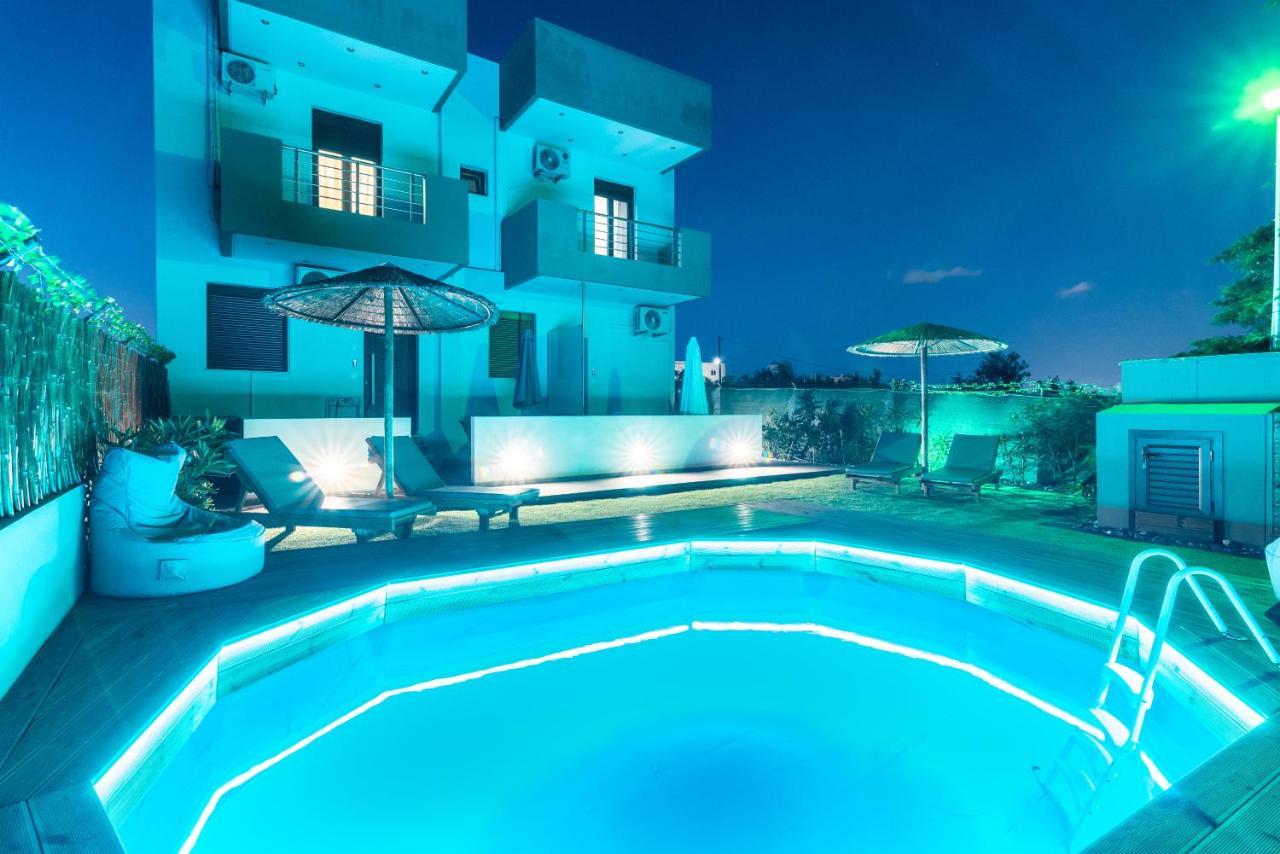 Modern House With Pool Near Beach Gazi Экстерьер фото